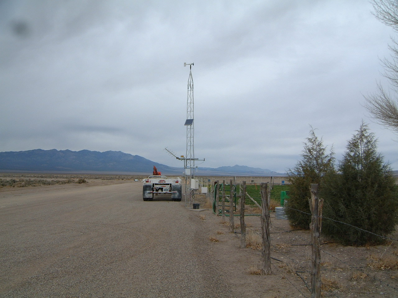 Garden Valley Nevada — Looking to the station (North)