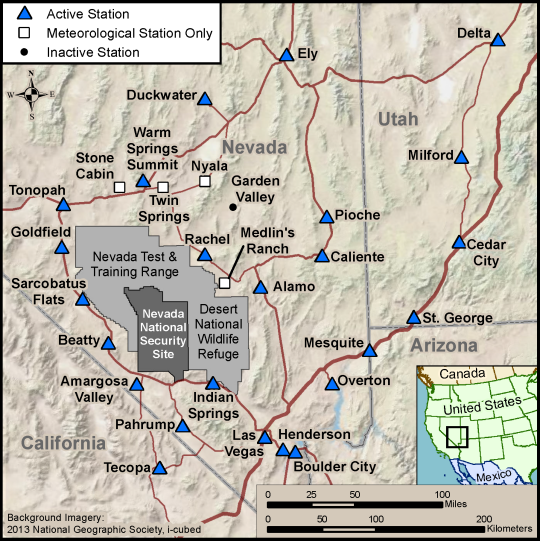 Map of CEMP Stations